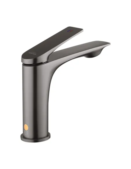 Змішувач для умивальника Kroner KRP Graz - GRP010, графіт, одноважільний