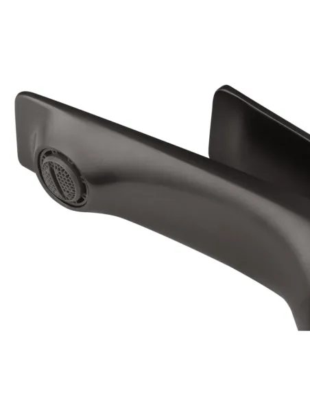 Змішувач для умивальника Kroner KRP Graz - GRP010, графіт, одноважільний