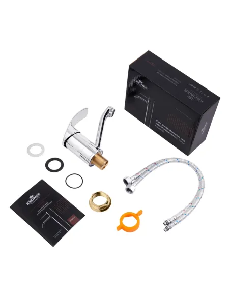 Змішувач для умивальника Kroner KRP Konstante - C011, одноважільний