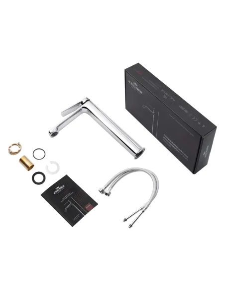 Смеситель для умывальника Kroner KRP Makon - C010-3, однорычажный Смеситель для умывальника Kroner KRP Makon - C010-3, однорычажный