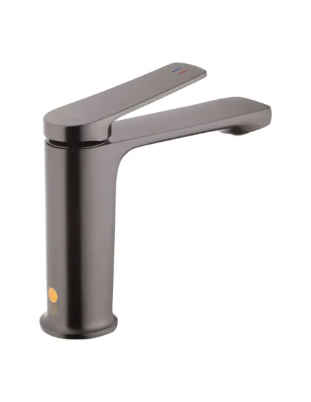 Змішувач для умивальника Kroner KRP Makon - GRP010, графіт, одноважільний