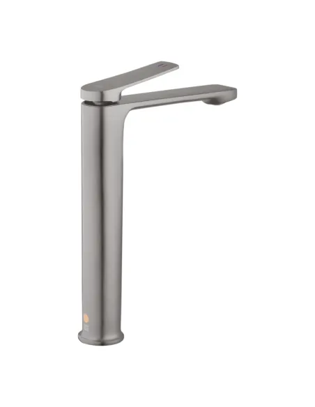 Змішувач для умивальника Kroner KRP Makon - GRP010-3, графіт, одноважільний