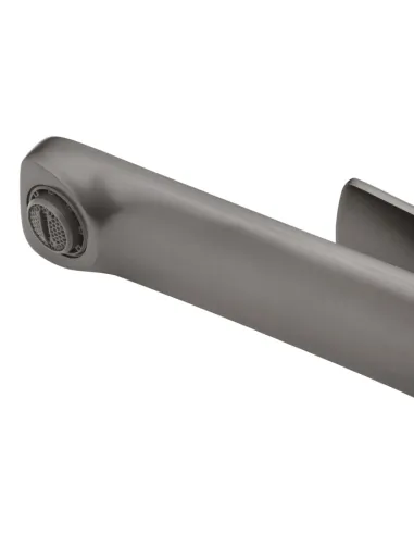 Змішувач для умивальника Kroner KRP Makon - GRP010-3, графіт, одноважільний