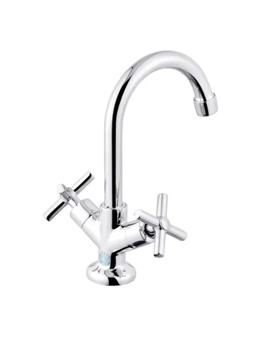 Смеситель для умывальника Kroner KRM Aller - C010, двухвентильный