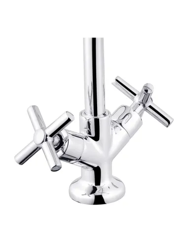 Смеситель для умывальника Kroner KRM Aller - C010, двухвентильный