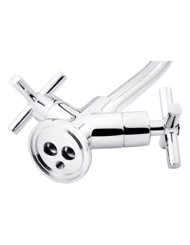 Змішувач для умивальника Kroner KRM Aller - C010, двовентильний