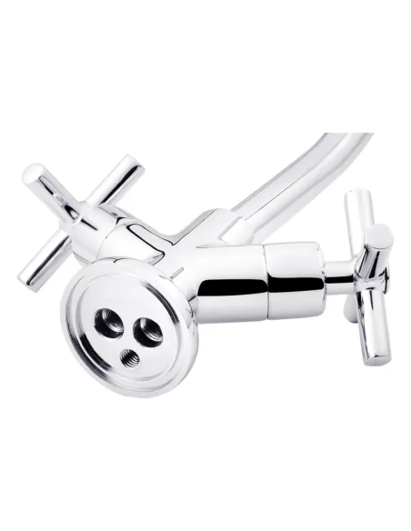 Смеситель для умывальника Kroner KRM Aller - C010, двухвентильный