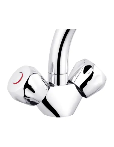 Смеситель для умывальника Kroner KRP Hamburg - C010, двухвентильный