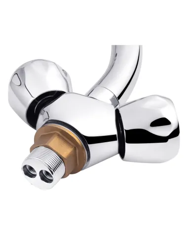 Смеситель для умывальника Kroner KRP Hamburg - C010, двухвентильный