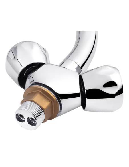 Смеситель для умывальника Kroner KRP Hamburg - C010, двухвентильный