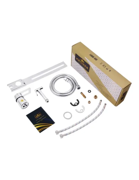 Змішувач для біде Kroner KRM Zenda - C025, з гігієнічним душем Змішувач для біде Kroner KRM Zenda - C025, з гігієнічним душем