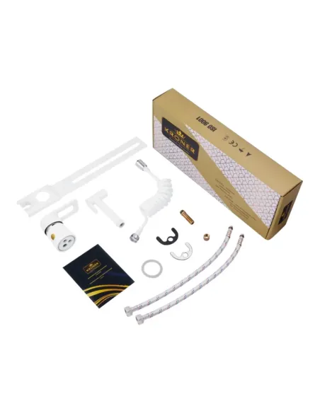 Змішувач для біде Kroner KRM Zenda - W025, з гігієнічним душем Змішувач для біде Kroner KRM Zenda - W025, з гігієнічним душем