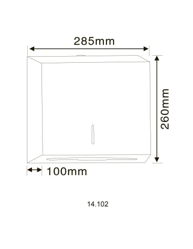 Тримач паперових рушників Hotec 14.102 Stainless Steel, нержавіюча сталь купити у Дніпрі та Києві - ціна від КТУ