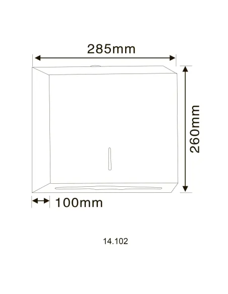 Тримач паперових рушників Hotec 14.102 Stainless Steel, нержавіюча сталь купити у Дніпрі та Києві - ціна від КТУ