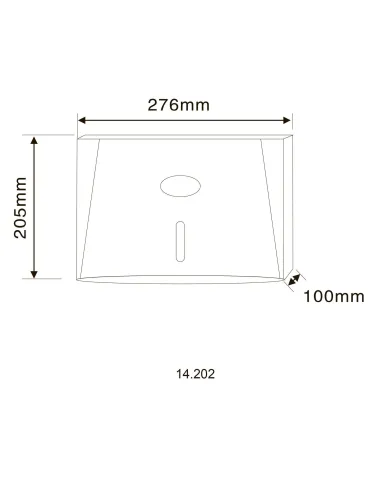 Тримач паперових рушників Hotec 14.202 ABS White, настінний купити у Дніпрі та Києві - ціна від КТУ