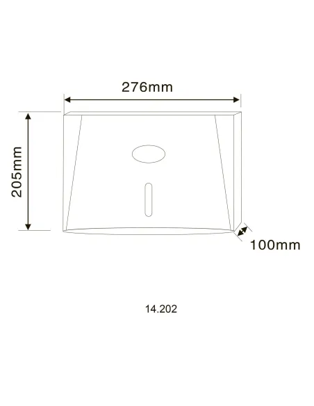 Тримач паперових рушників Hotec 14.202 ABS White, настінний купити у Дніпрі та Києві - ціна від КТУ