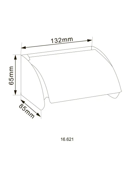 Тримач для туалетного паперу Hotec 16.621 Stainless Steel, з кришкою купити у Дніпрі та Києві - ціна від КТУ