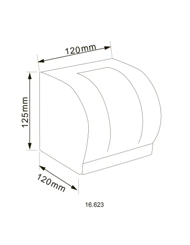 Тримач для туалетного паперу Hotec 16.623 Stainless Steel, з кришкою купити у Дніпрі та Києві - ціна від КТУ