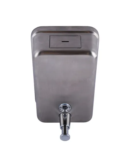 Дозатор рідкого мила Hotec 13.111 Stainless steel, вертикальний, нержавіюча сталь, 1л купити у Дніпрі та Києві - ціна від КТУ