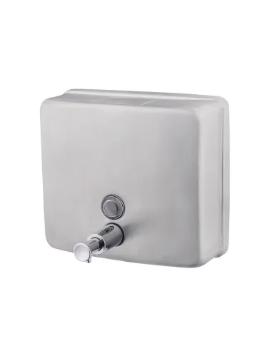 Дозатор жидкого мыла Hotec 13.115 Stainless steel, горизонтальный купить в Днепре и Киеве - цена от КТУ