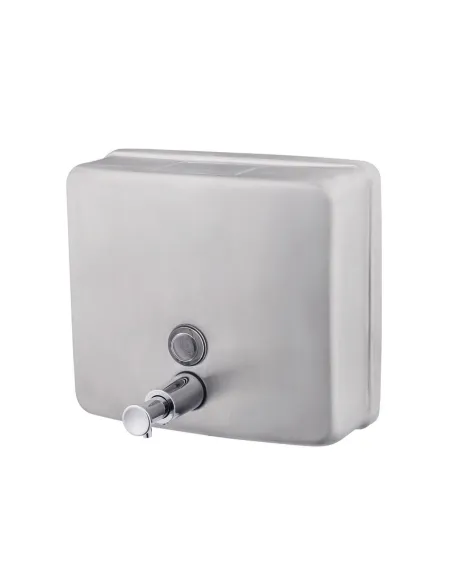 Дозатор жидкого мыла Hotec 13.115 Stainless steel, горизонтальный купить в Днепре и Киеве - цена от КТУ