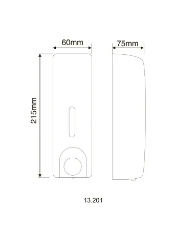 Дозатор жидкого мыла Hotec 13.201 ABS купить в Днепре и Киеве - цена от КТУ