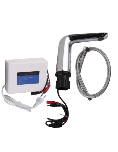 Монокран сенсорний для умивальника Hotec 19.105-DC/AC