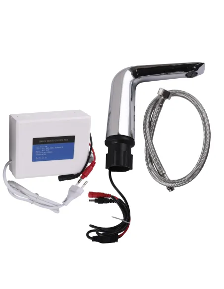 Монокран сенсорний для умивальника Hotec 19.105-DC/AC