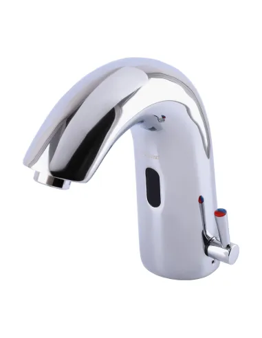 Змішувач сенсорний для умивальника Hotec 19.112-DC/AC Hot/Cold, 220В/6В купити у Дніпрі та Києві - ціна від КТУ