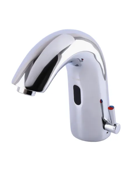 Змішувач сенсорний для умивальника Hotec 19.112-DC/AC Hot/Cold, 220В/6В купити у Дніпрі та Києві - ціна від КТУ
