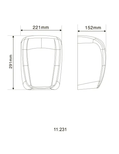 Сушилка для рук сенсорная Hotec 11.233.S-AISI304 купить в Днепре и Киеве - цена от КТУ