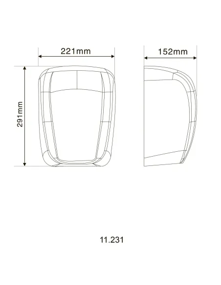 Сушилка для рук сенсорная Hotec 11.233.S-AISI304 купить в Днепре и Киеве - цена от КТУ