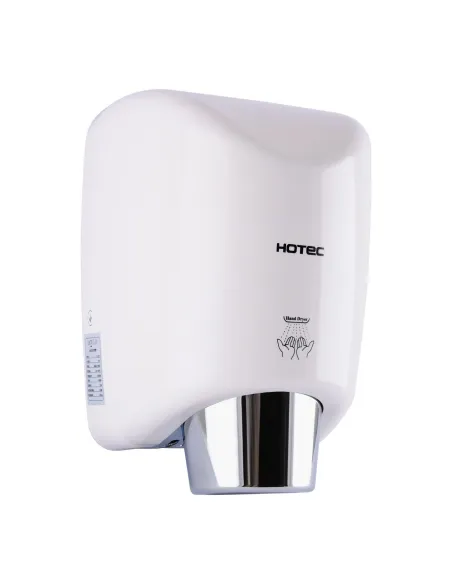 Сушарка для рук сенсорна із пластику Hotec 11.251-ABS-White (220В ,1800Вт) купити у Дніпрі та Києві - ціна від КТУ
