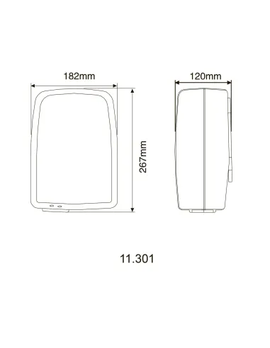 Сушилка для рук сенсорная Hotec 11.301-ABS купить в Днепре и Киеве - цена от КТУ