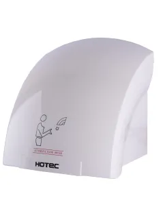 Сушарка для рук сенсорна із пластику Hotec 11.302-ABS-White (220В ,1800Вт) купити у Дніпрі та Києві - ціна від КТУ