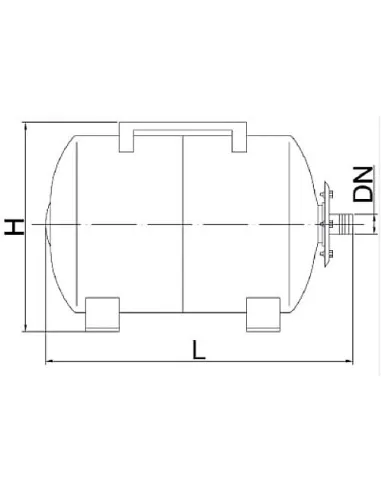 Гидроаккумулятор Euroaqua НT 50 горизонтальный, нержавеющая сталь купить в Днепре и Киеве - цена от КТУ