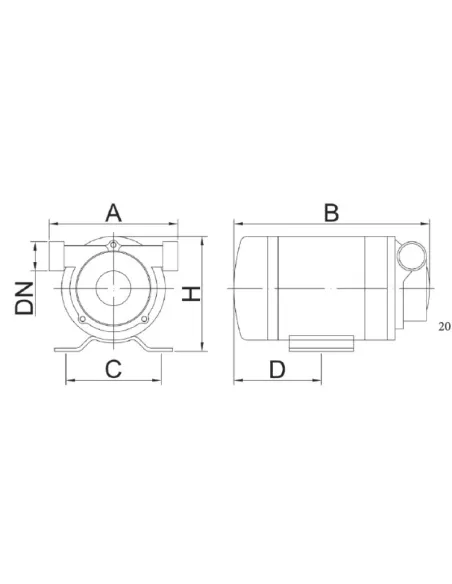 Насос для підвищення тиску Euroaqua 15 WB-10 купити у Дніпрі та Києві - ціна від КТУ
