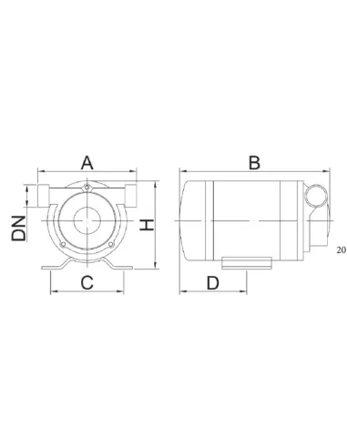 Насос для підвищення тиску Euroaqua 15 WB-14 купити у Дніпрі та Києві - ціна від КТУ