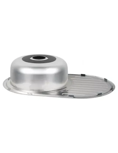 Мойка для кухни овальная Wezer 7750(06) Satin из нержавеющей стали