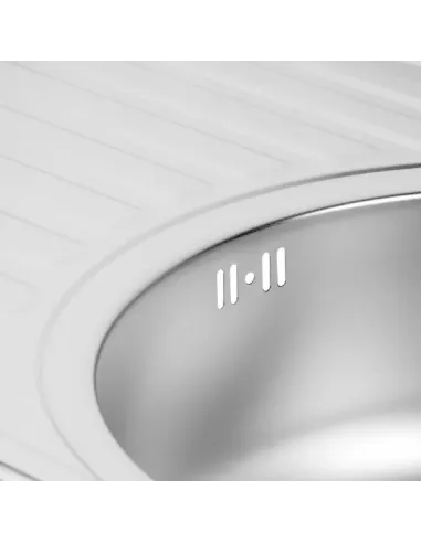 Мойка для кухни овальная Wezer 7750(06) Satin из нержавеющей стали