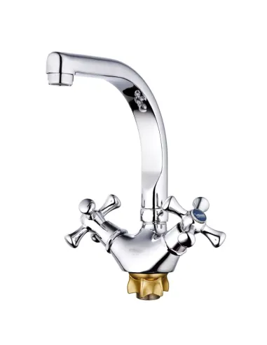 Змішувач для кухні Wezer TLD4-827, двовентильний