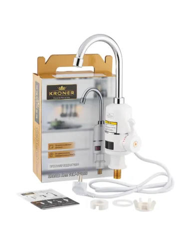 Змішувач для кухні Kroner KRM Volt - CW090 з підігрівом води.