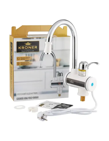Смеситель для кухни Kroner KRM Volt - CW091, с подогревом воды