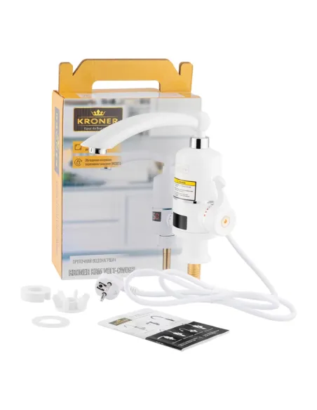 Смеситель для кухни Kroner KRM Volt - CW092, с подогревом воды