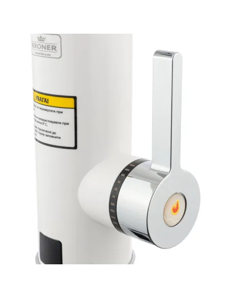 Смеситель для кухни Kroner KRM Volt - CW189, с подогревом воды