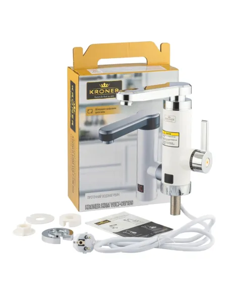 Смеситель для кухни Kroner KRM Volt - CW189, с подогревом воды