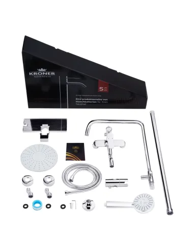 Душева система Kroner KRP Armada - C064K, з виливом