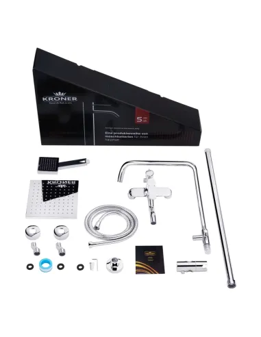 Душевая система Kroner KRP Armada - C064Q, с изливом