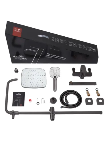 Душева система Kroner KRP Armada - GRP067, з виливом