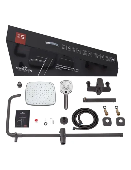 Душевая система Kroner KRP Armada - GRP067, с изливом Душевая система Kroner KRP Armada - GRP067, с изливом